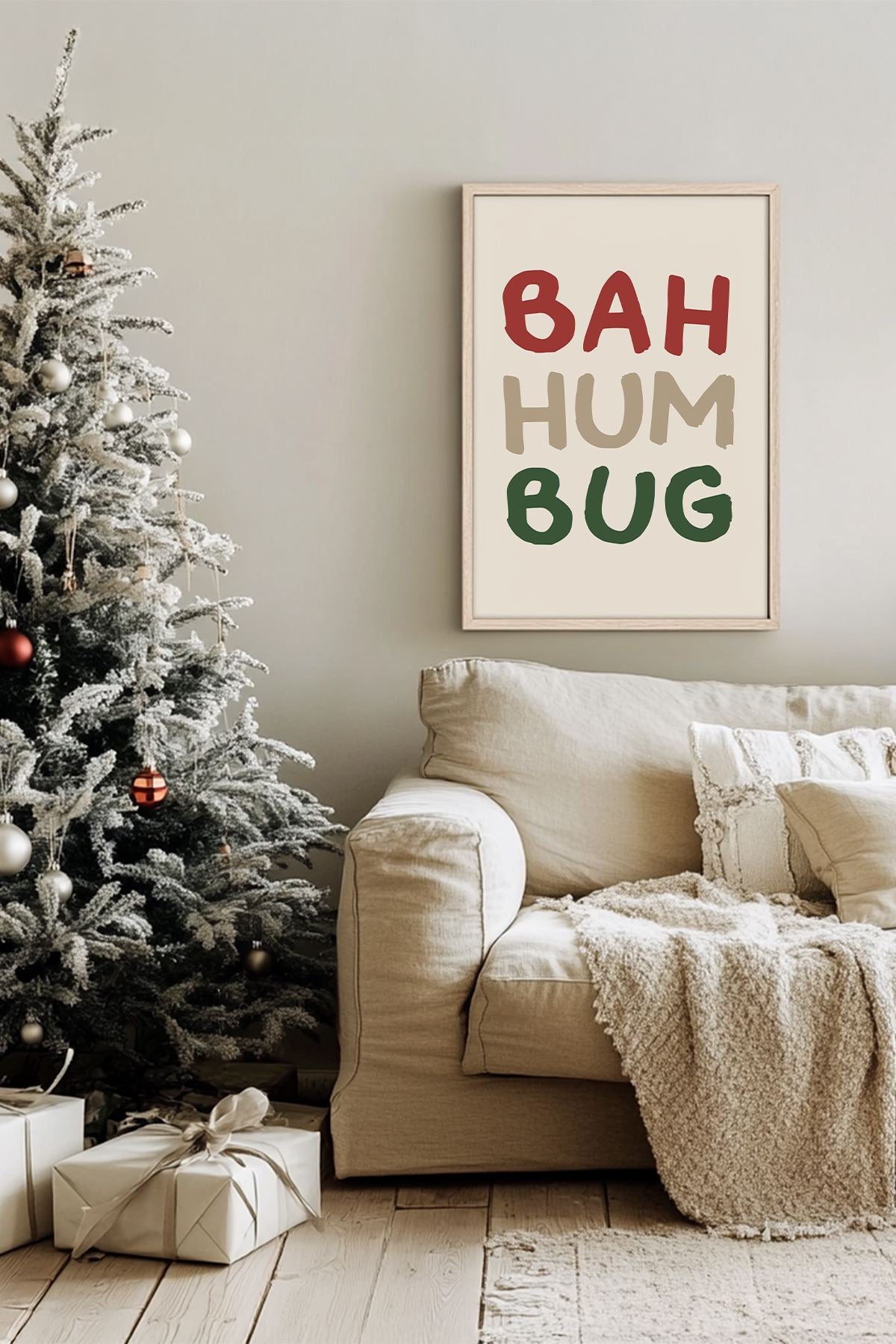 Quadro Decorativo Emoldurado Multicolor - Madeira Maciça 33x48cm - Arte Digital Premium para Decoração