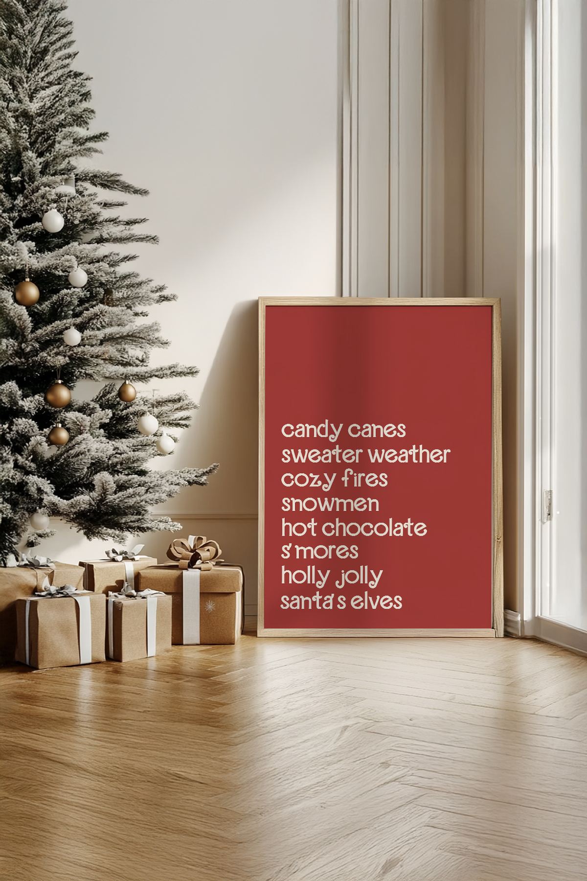 Quadro Decorativo Emoldurado Multicolor - Madeira Maciça 33x48cm - Arte Digital Premium para Decoração de Interiores