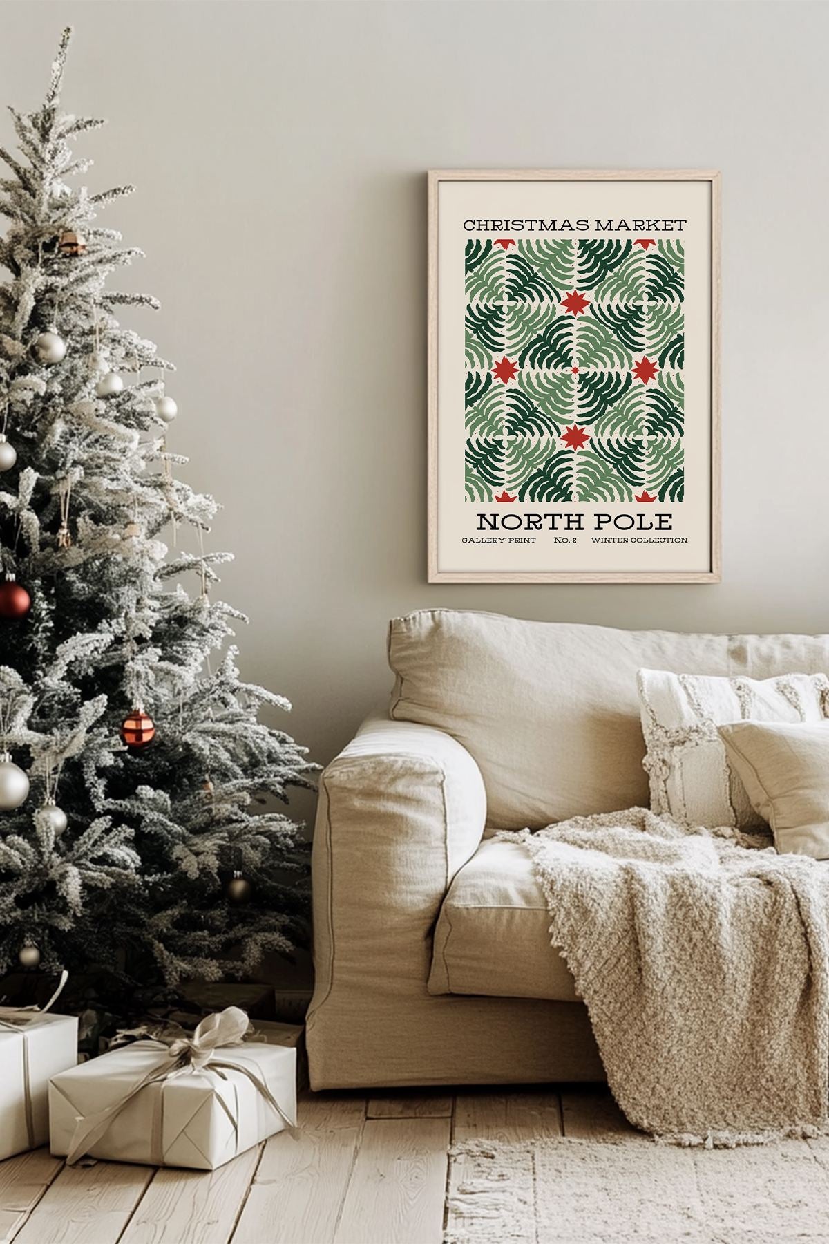 Quadro Decorativo Emoldurado Multicolor - Madeira Maciça 33x48cm - Arte Digital Premium