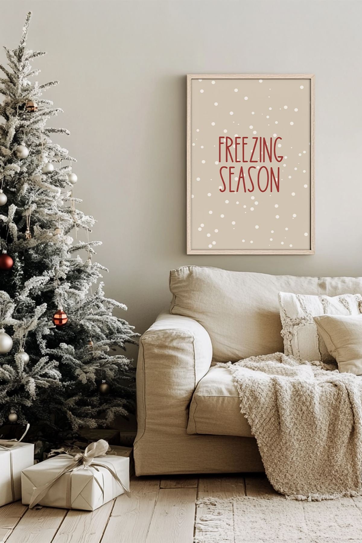 Quadro Decorativo Emoldurado Multicolor - Madeira Maciça 33x48cm - Arte Digital Premium para Decoração