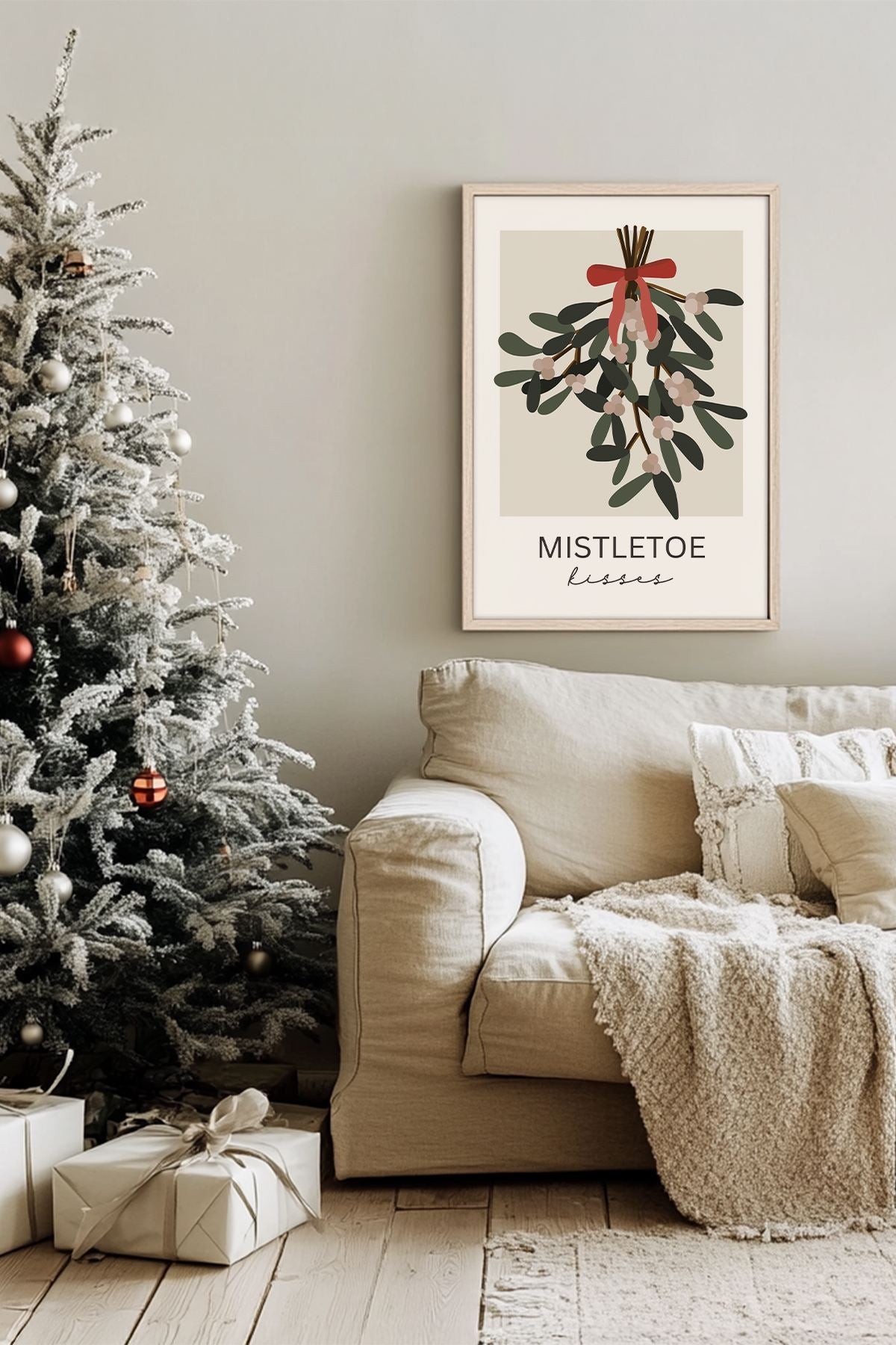 Quadro Decorativo Emoldurado Multicolor - Impressão Digital em Madeira Maciça 33x48cm