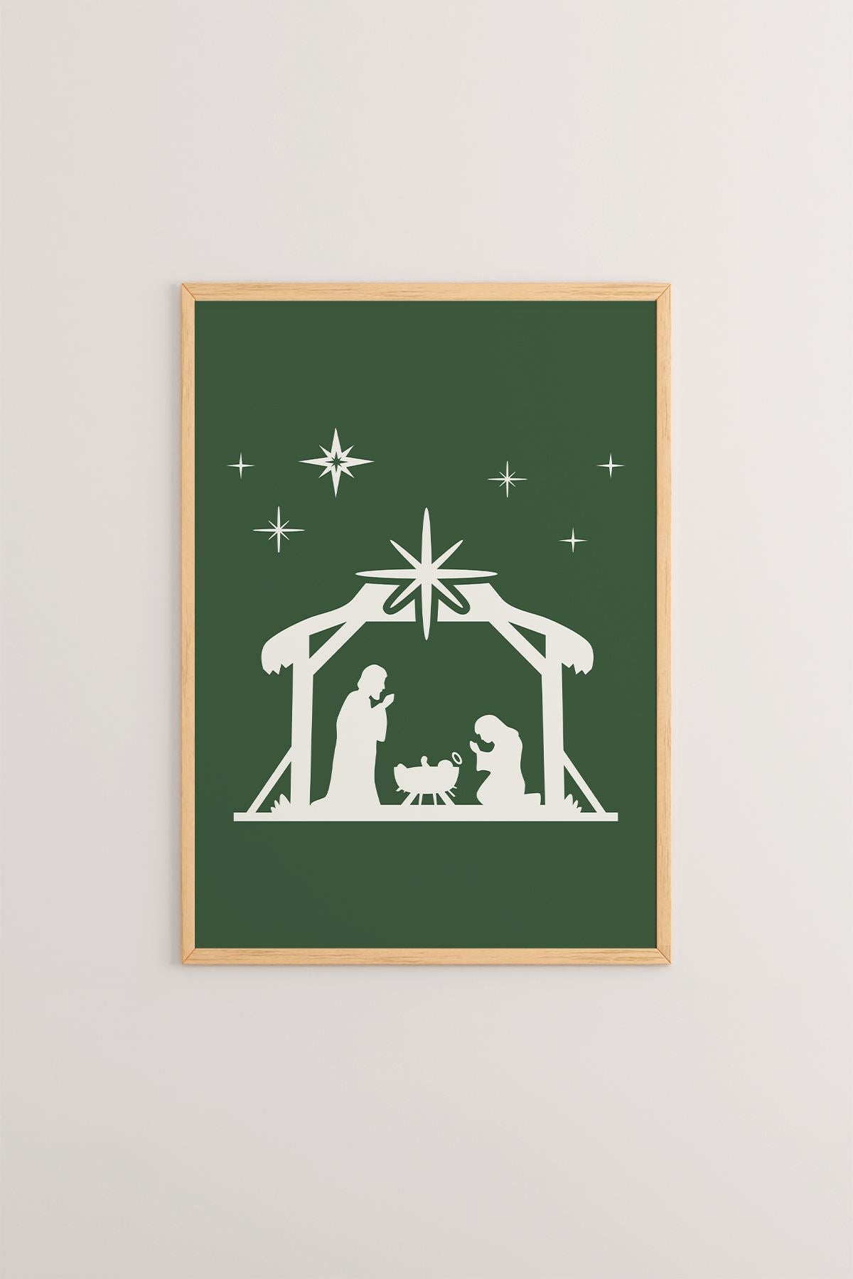 Quadro Decorativo Emoldurado Multicolor - Impressão Digital em Madeira Maciça 33x48cm