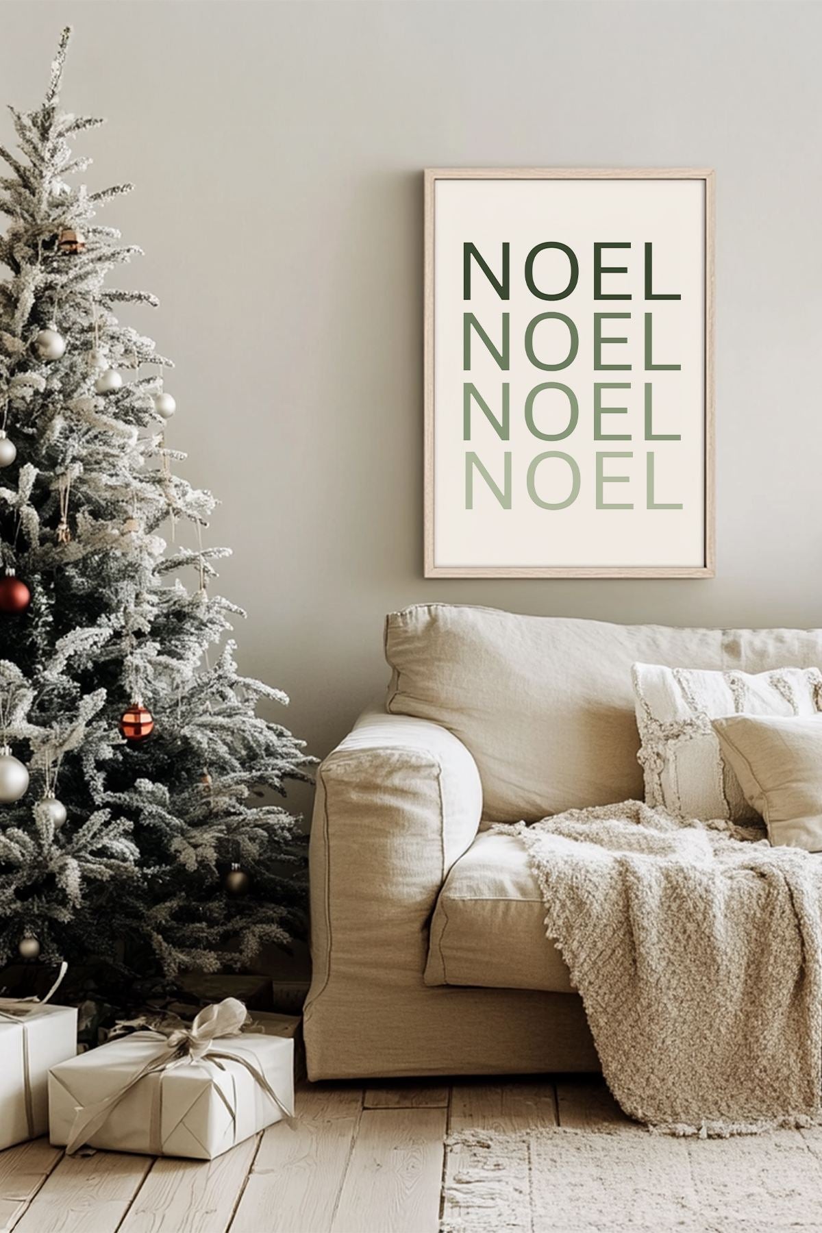 Quadro Decorativo Emoldurado Multicolor 33x48cm - Moldura Madeira Maciça 2cm - Impressão Digital em MDF