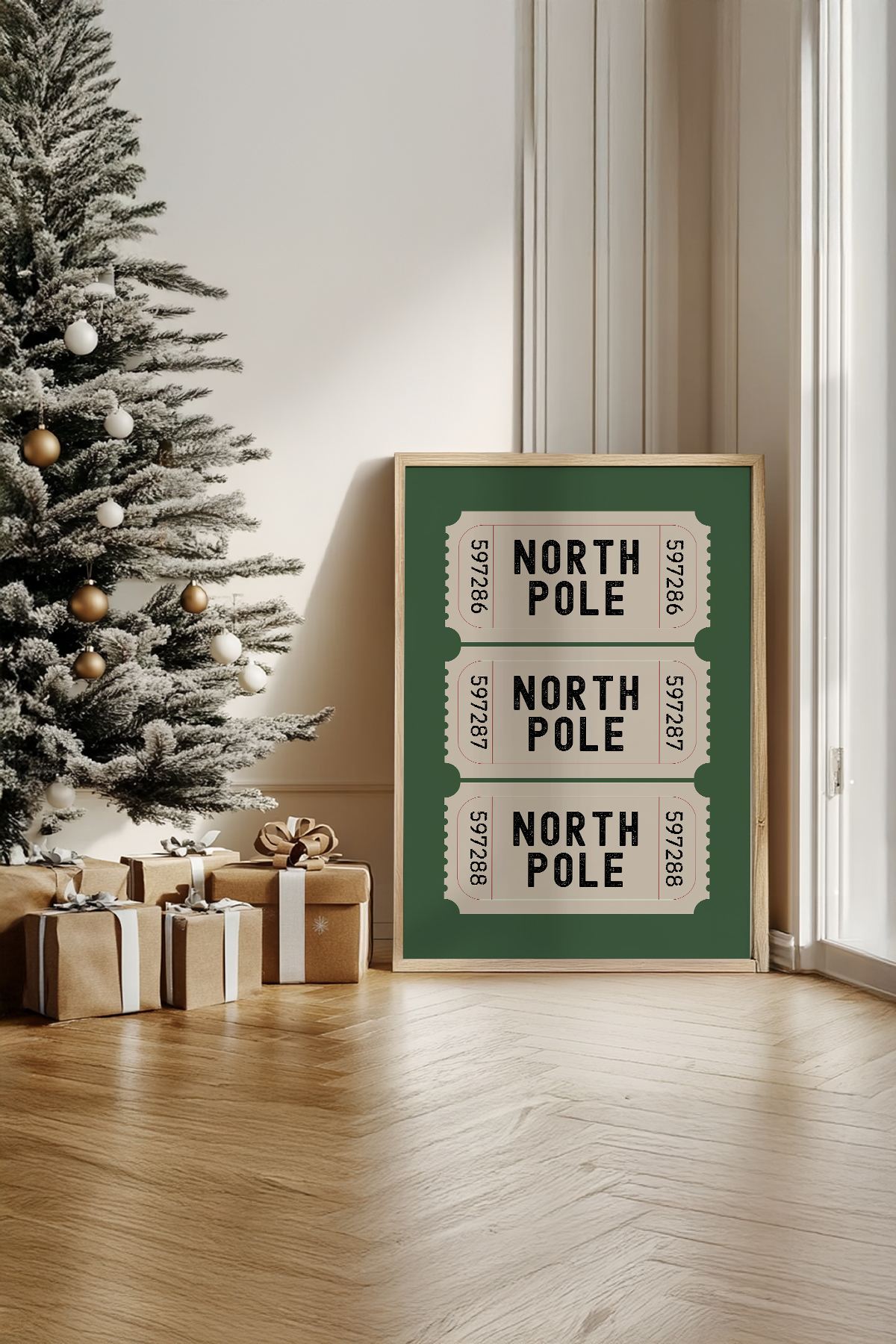 Quadro Decorativo Emoldurado Multicolor - Madeira Maciça 33x48cm - Arte Digital Premium