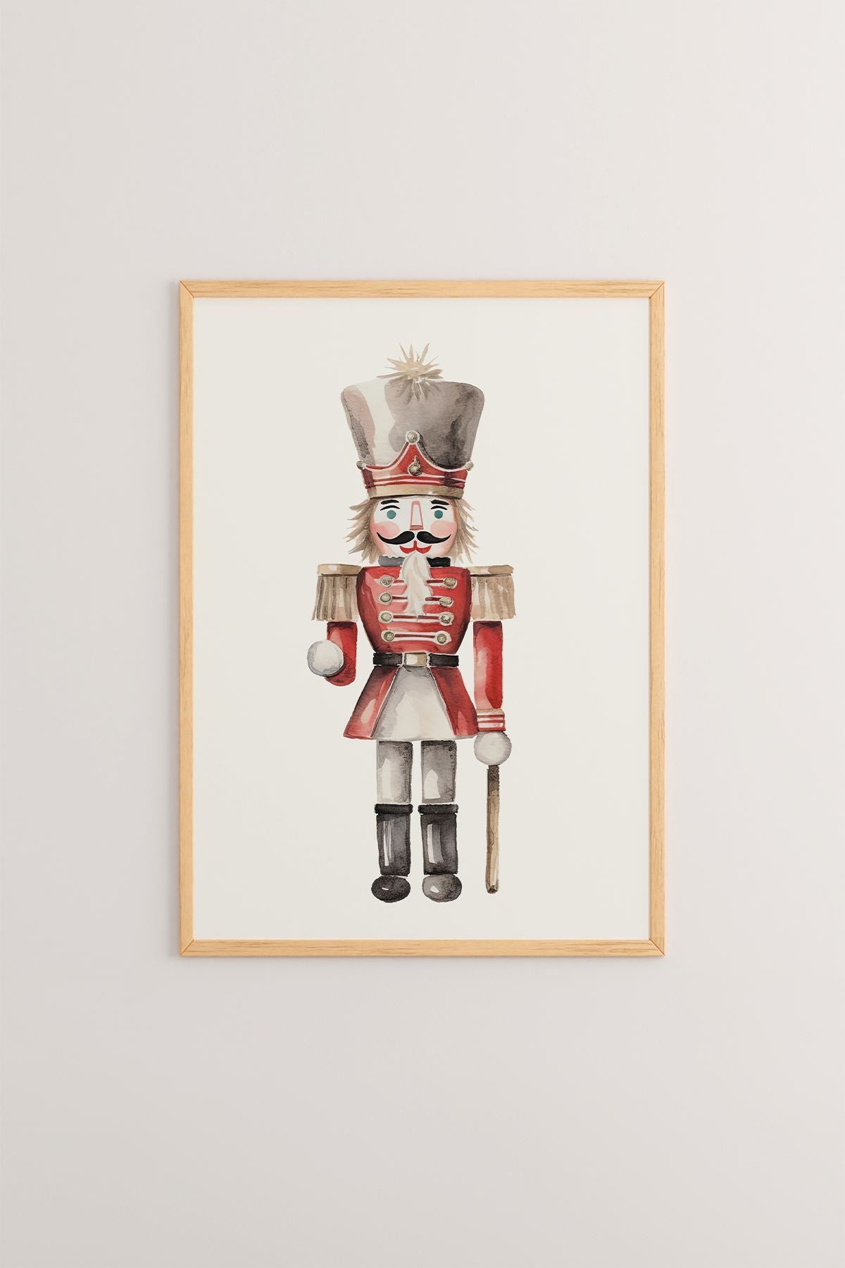 Quadro Decorativo Emoldurado Multicolor - Madeira Maciça 33x48cm - Arte Digital Premium para Decoração de Interiores