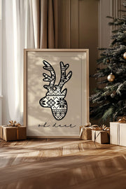 Quadro Decorativo Emoldurado Multicolor - Madeira Maciça 33x48cm - Arte Digital Premium para Decoração