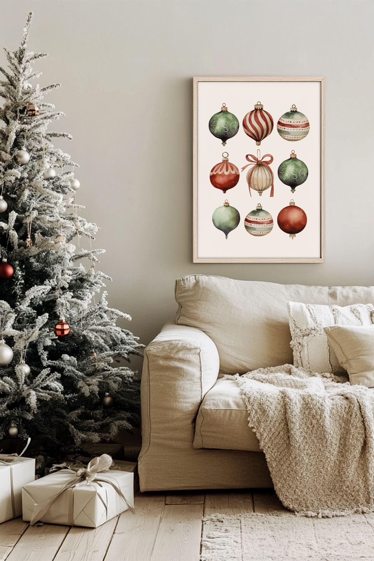 Quadro Decorativo Emoldurado Multicolor - Madeira Maciça 33x48cm - Arte Digital Premium para Decoração