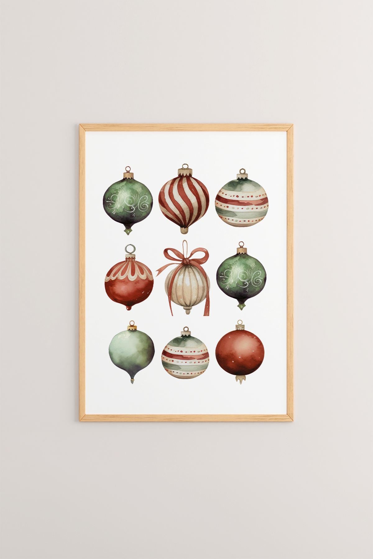 Quadro Decorativo Emoldurado Multicolor - Madeira Maciça 33x48cm - Arte Digital Premium para Decoração