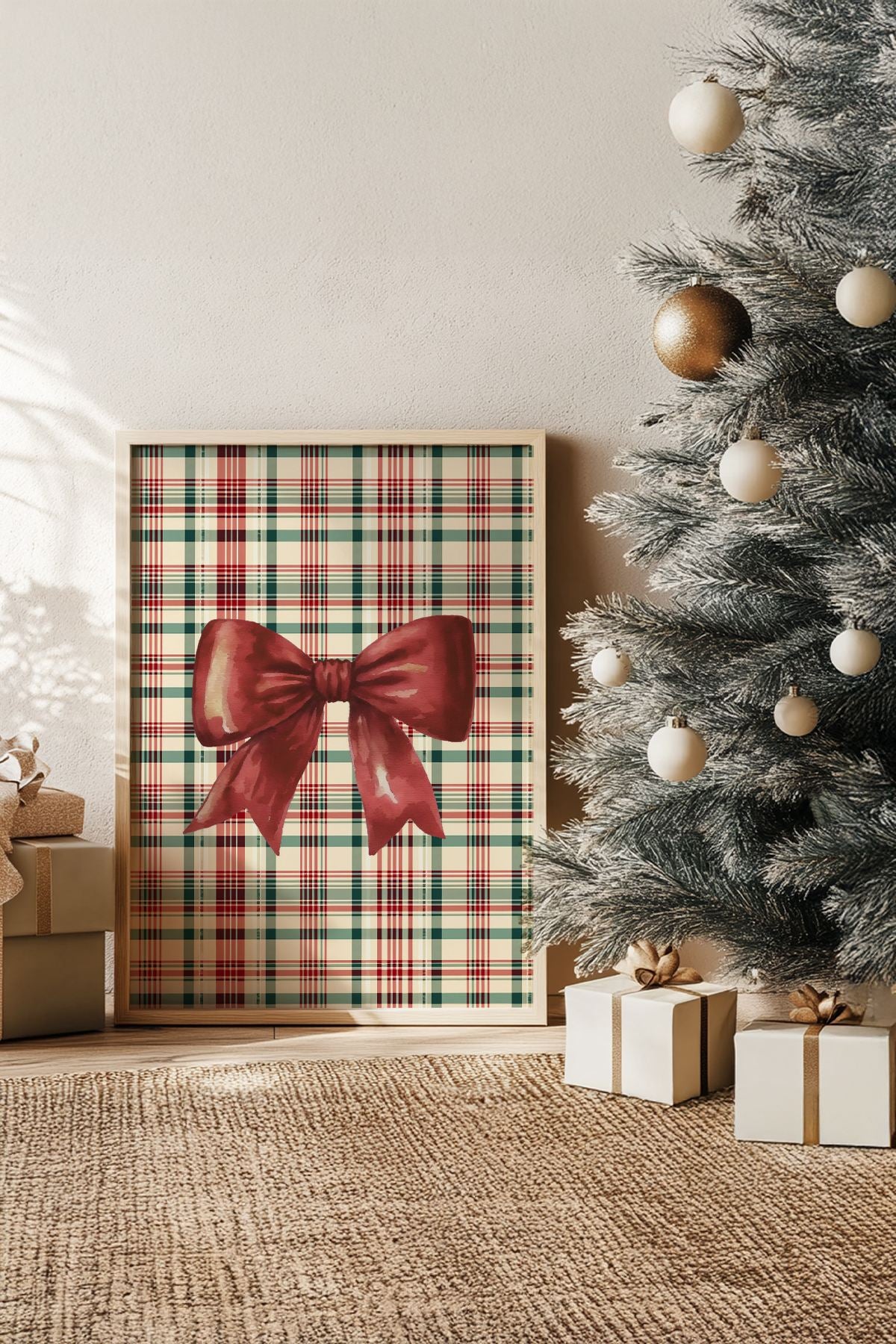 Quadro Decorativo Emoldurado Multicolor - Madeira Maciça 33x48cm - Arte Digital Premium para Decoração