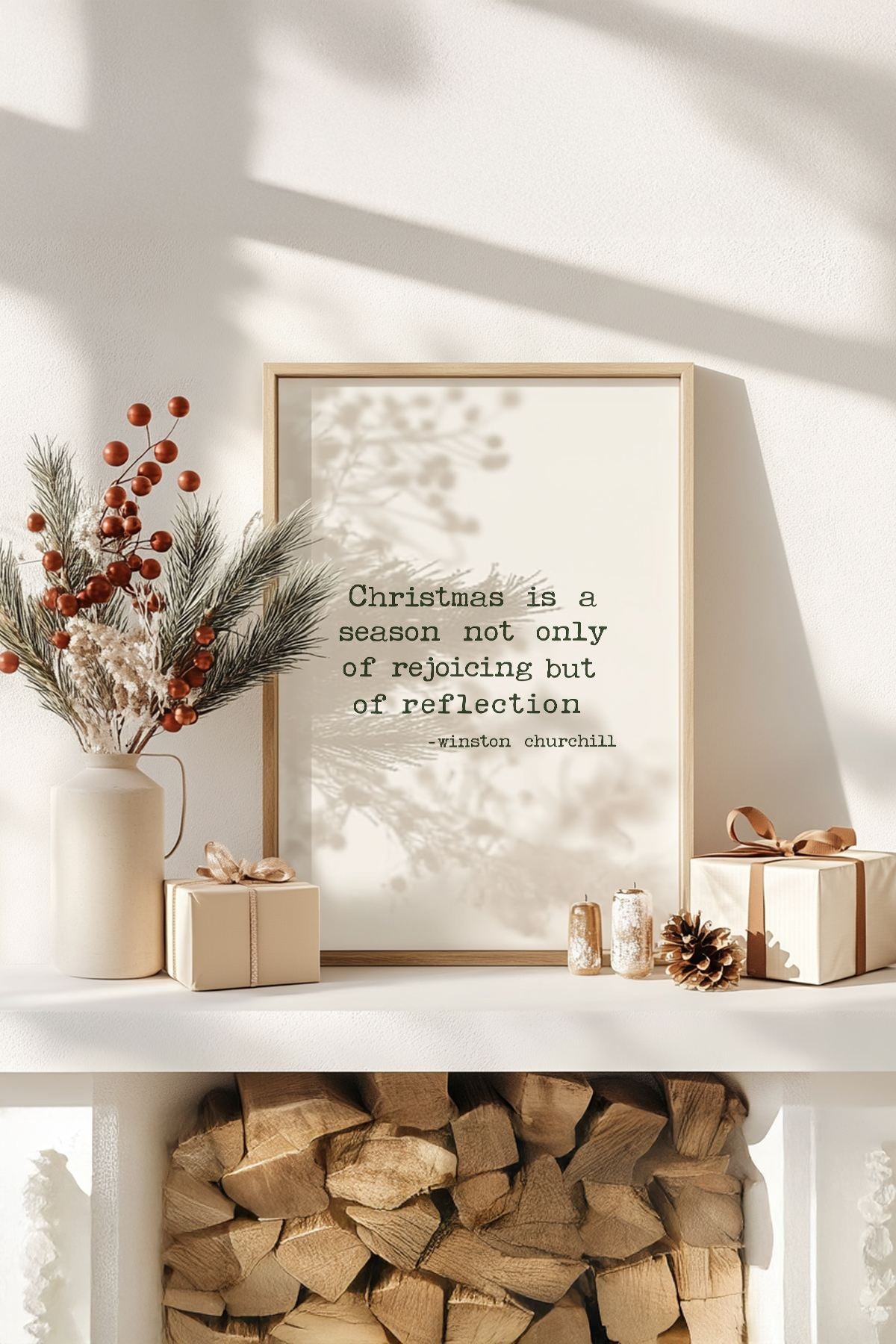 Quadro Decorativo Emoldurado Multicolor - Impressão Digital em Madeira Maciça 33x48cm