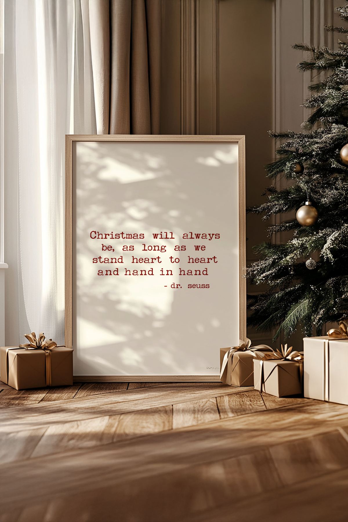 Quadro Decorativo Emoldurado Multicolor - Impressão Digital em Madeira Maciça 33x48cm