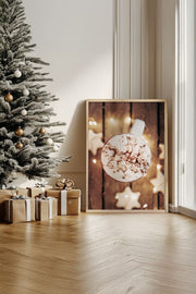 Quadro Decorativo Emoldurado Multicolor - Madeira Maciça 33x48cm - Arte Digital Premium