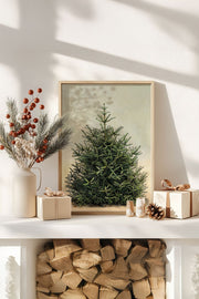 Quadro Decorativo Emoldurado Multicolor - Madeira Maciça 33x48cm - Arte Digital Premium para Decoração