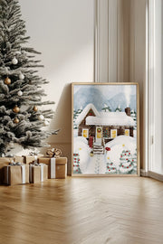 Quadro Decorativo Emoldurado Multicolor - Madeira Maciça 33x48cm - Arte Digital Premium para Decoração de Interiores