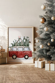 Quadro Decorativo Emoldurado Multicolor - Madeira Maciça 33x48cm - Arte Digital Premium para Decoração