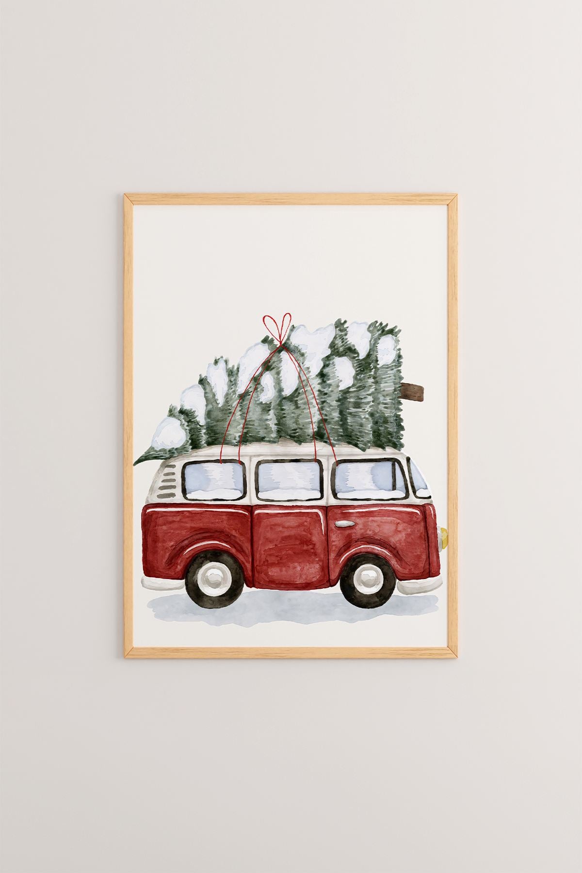 Quadro Decorativo Emoldurado Multicolor - Madeira Maciça 33x48cm - Arte Digital Premium para Decoração