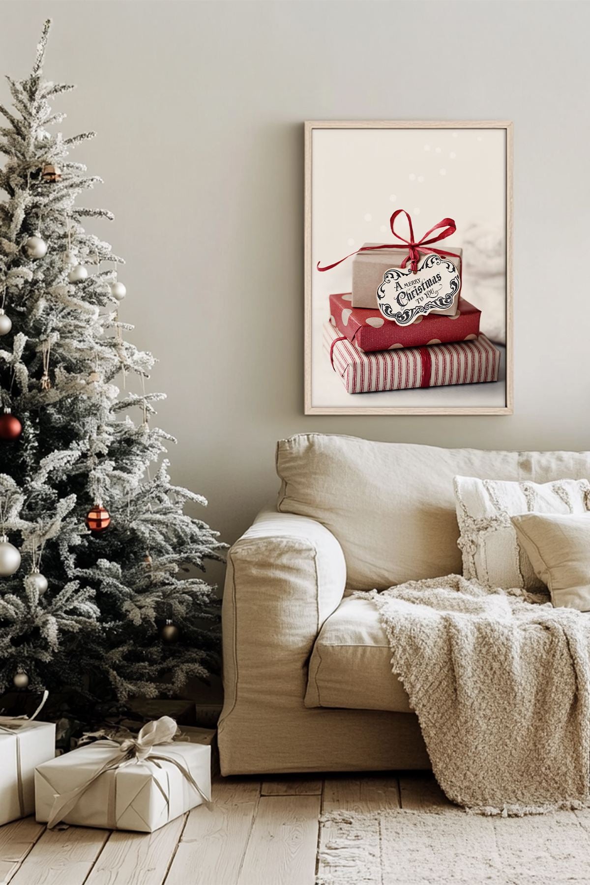 Quadro Decorativo Emoldurado Multicolor - Impressão Digital em Madeira Maciça 33x48cm