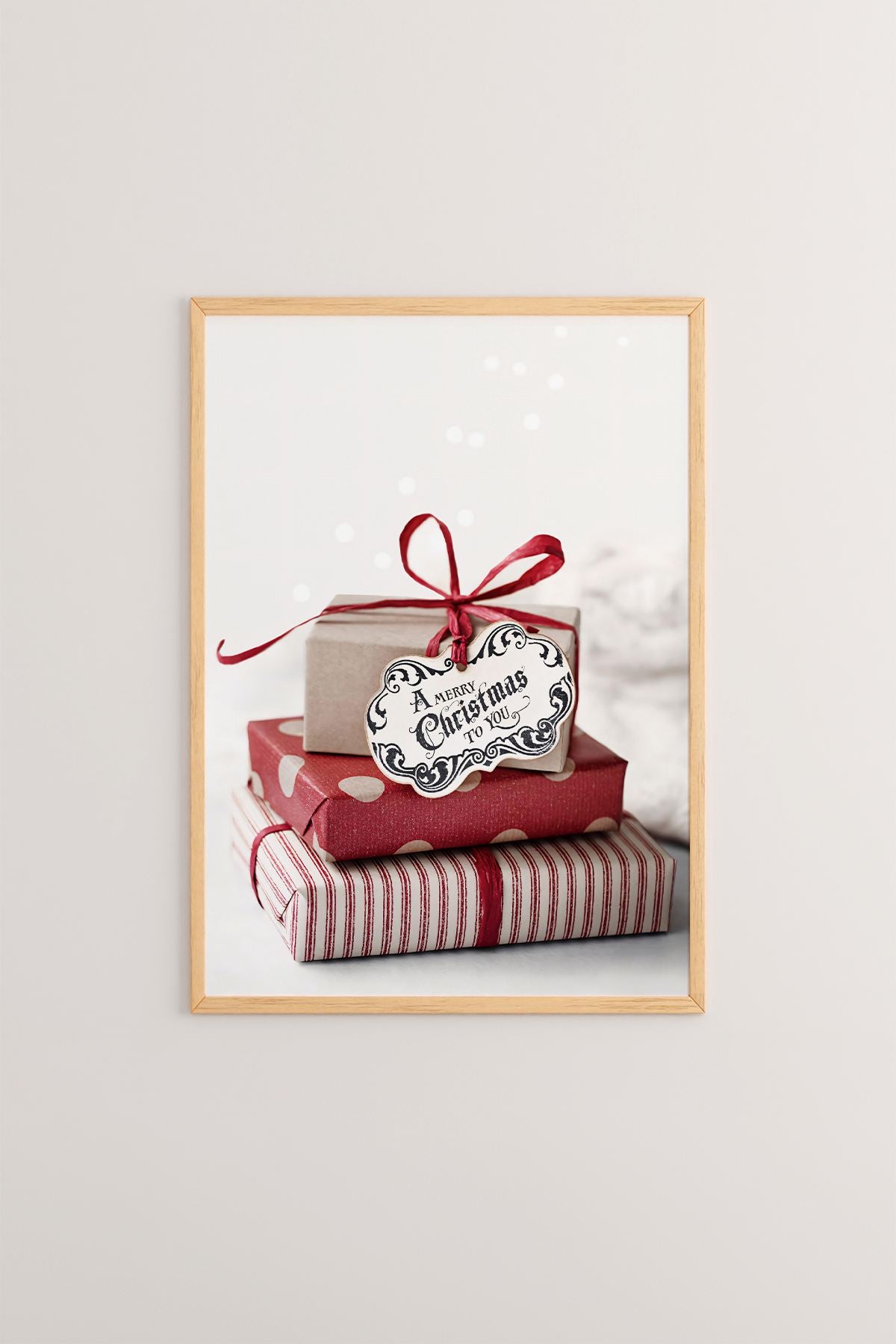 Quadro Decorativo Emoldurado Multicolor - Impressão Digital em Madeira Maciça 33x48cm