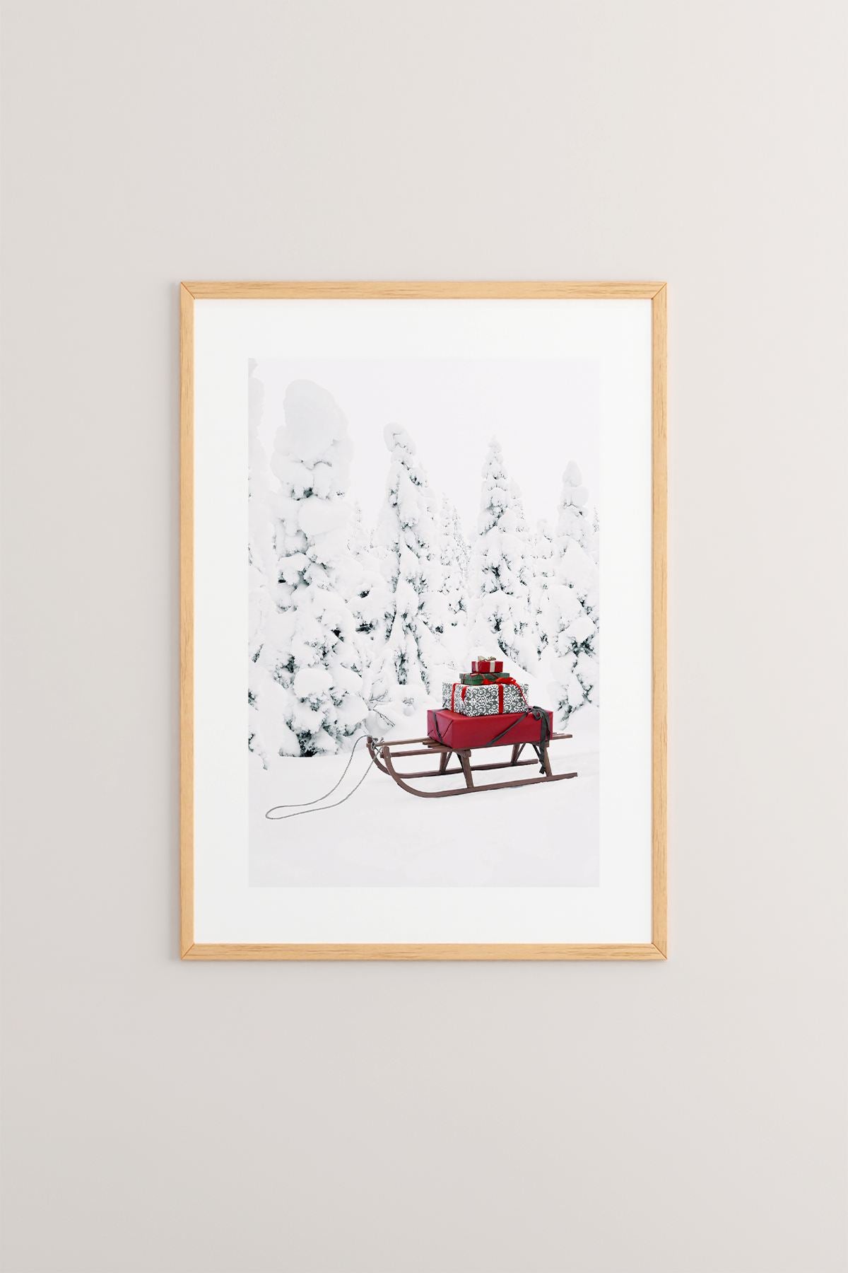 Quadro Decorativo Emoldurado Multicolor - Madeira Maciça 33x48cm - Arte Digital Premium