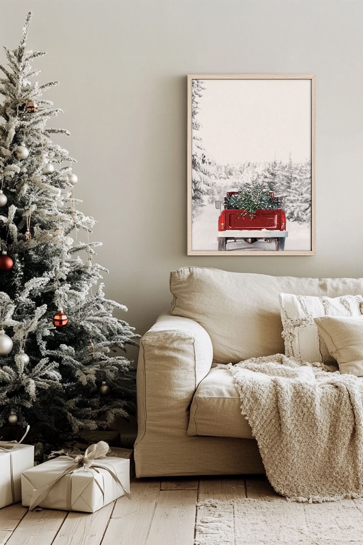 Quadro Decorativo Emoldurado Multicolor - Madeira Maciça 33x48cm - Arte Digital Premium para Decoração