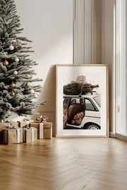 Quadro Decorativo Emoldurado Multicolor - Madeira Maciça 33x48cm - Arte Digital Premium