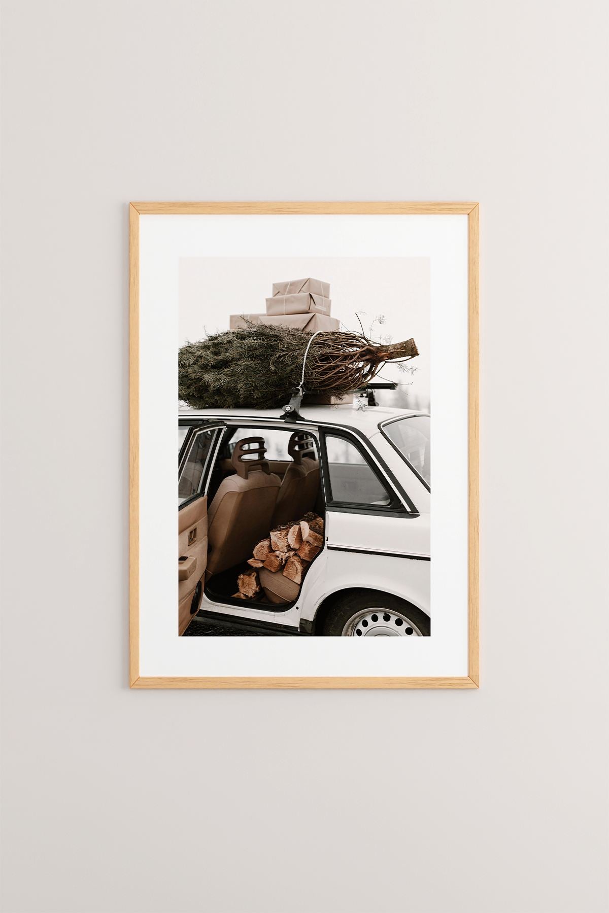 Quadro Decorativo Emoldurado Multicolor - Madeira Maciça 33x48cm - Arte Digital Premium