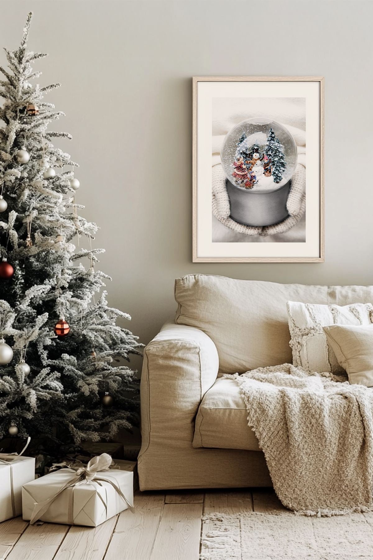 Quadro Decorativo Emoldurado Multicolor - Madeira Maciça 33x48cm - Arte Digital Premium para Decoração