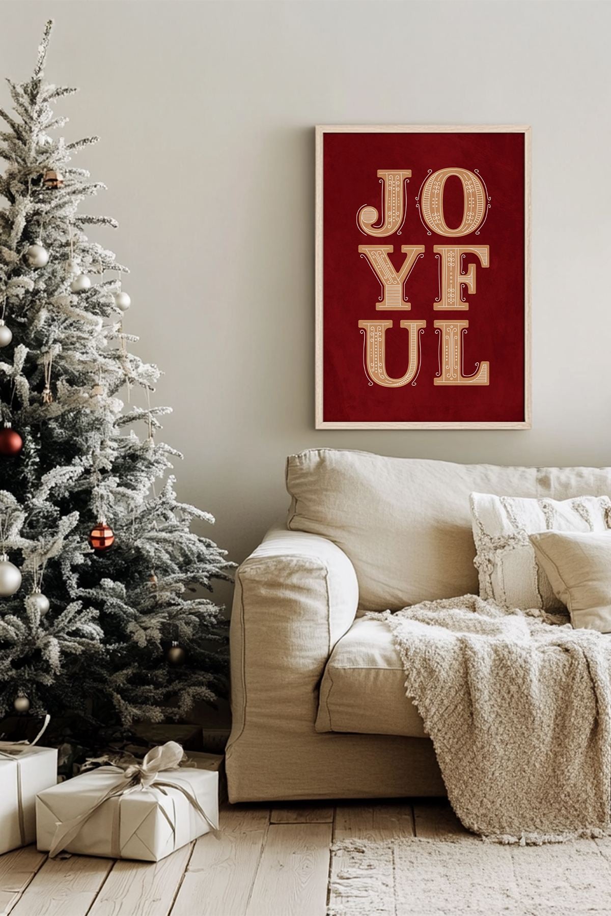 Quadro Decorativo Emoldurado Multicolor - Madeira Maciça 33x48cm - Arte Digital Premium para Decoração