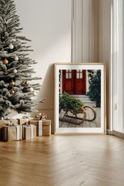 Quadro Decorativo Emoldurado Multicolor - Madeira Maciça 33x48cm - Arte Digital Premium para Decoração