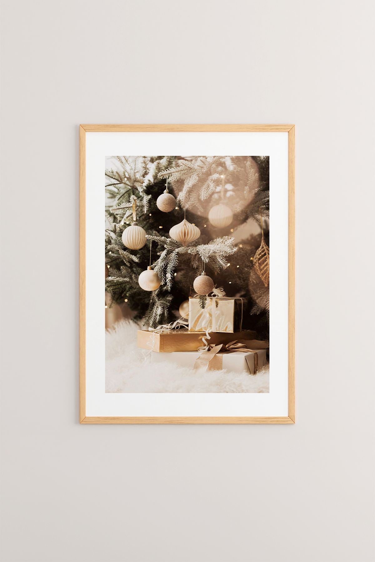 Quadro Decorativo Emoldurado Multicolor - Impressão Digital em Madeira Maciça 33x48cm