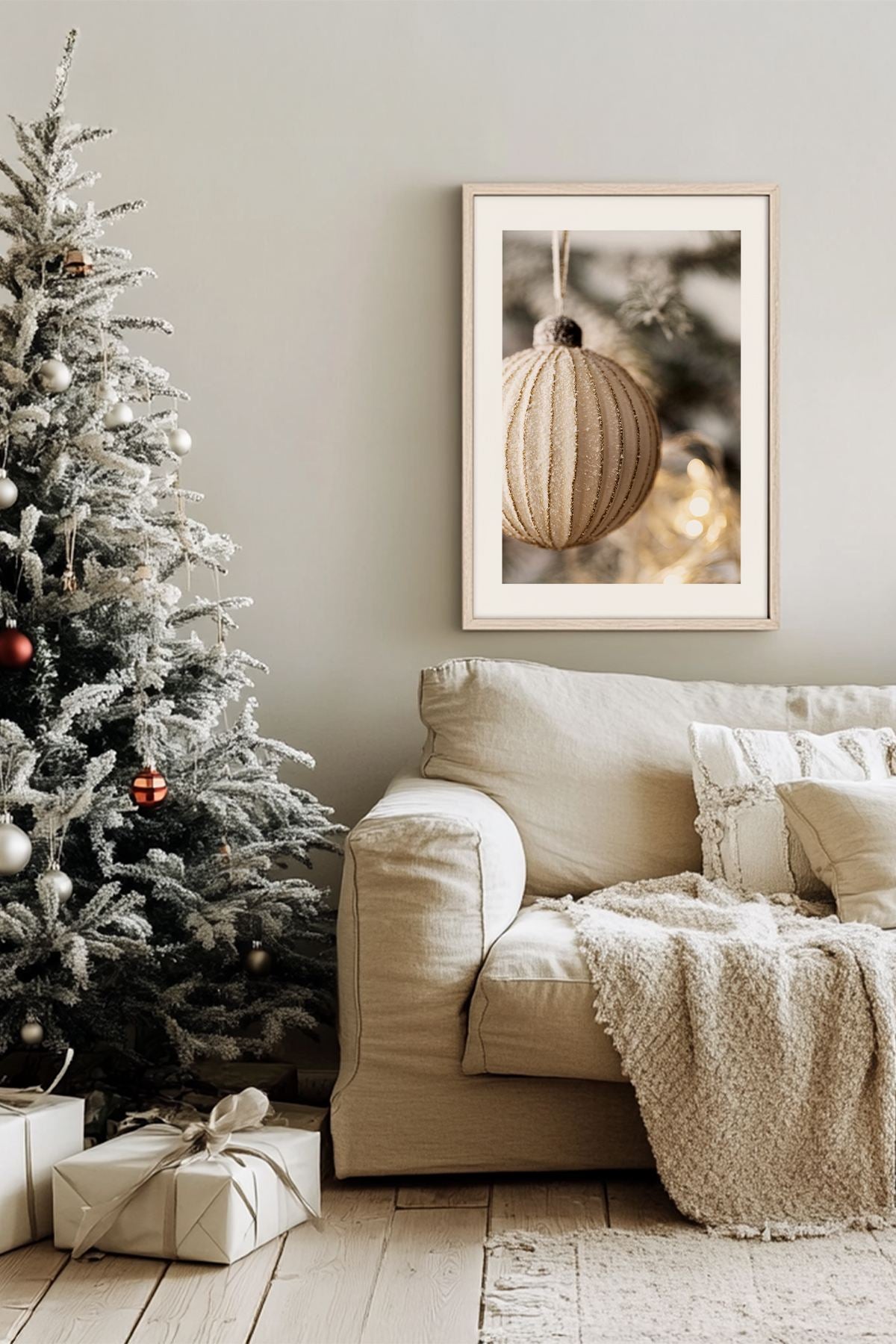 Quadro Decorativo Emoldurado Multicolor - Madeira Maciça 33x48cm - Arte Digital Premium