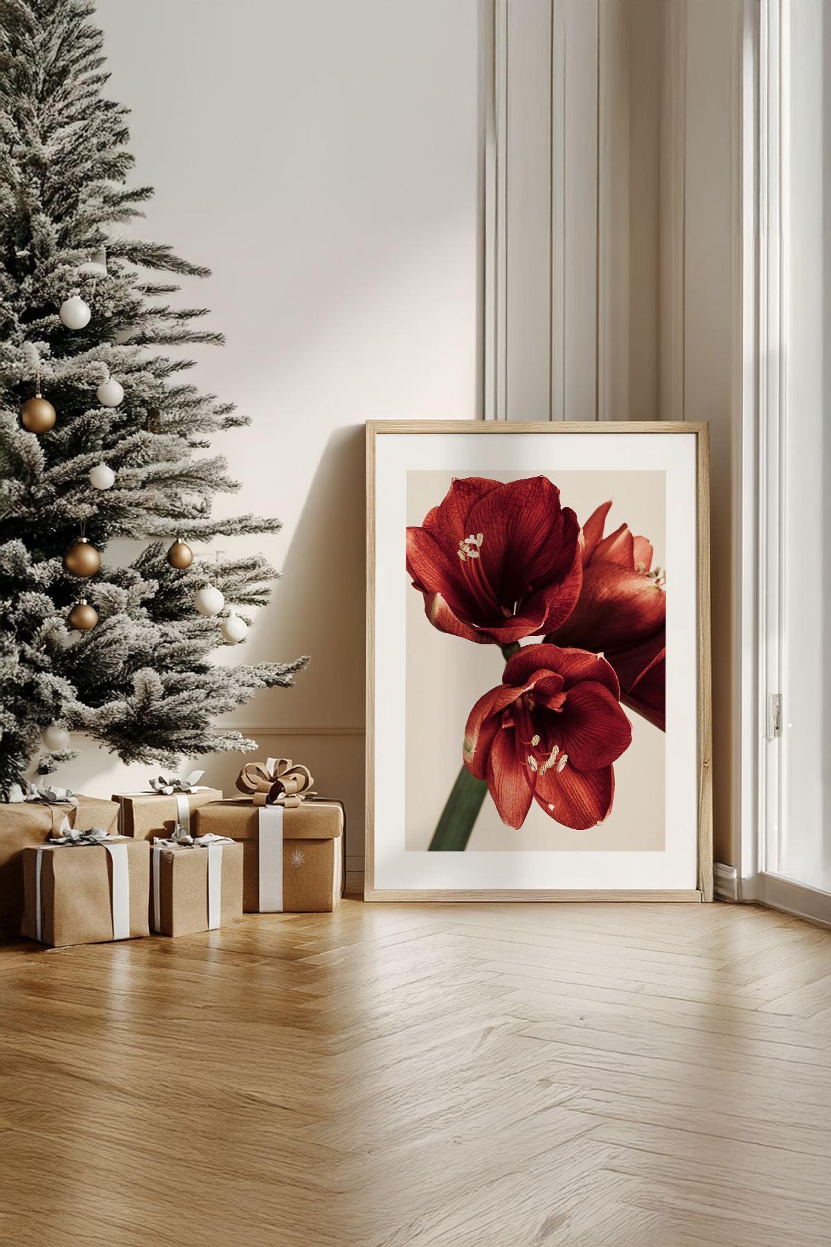 Quadro Decorativo Emoldurado Multicolor - Madeira Maciça 33x48cm - Arte Digital Premium