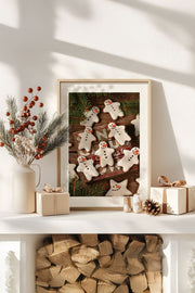 Quadro Decorativo Emoldurado Multicolor - Madeira Maciça 33x48cm - Arte Digital Premium para Decoração