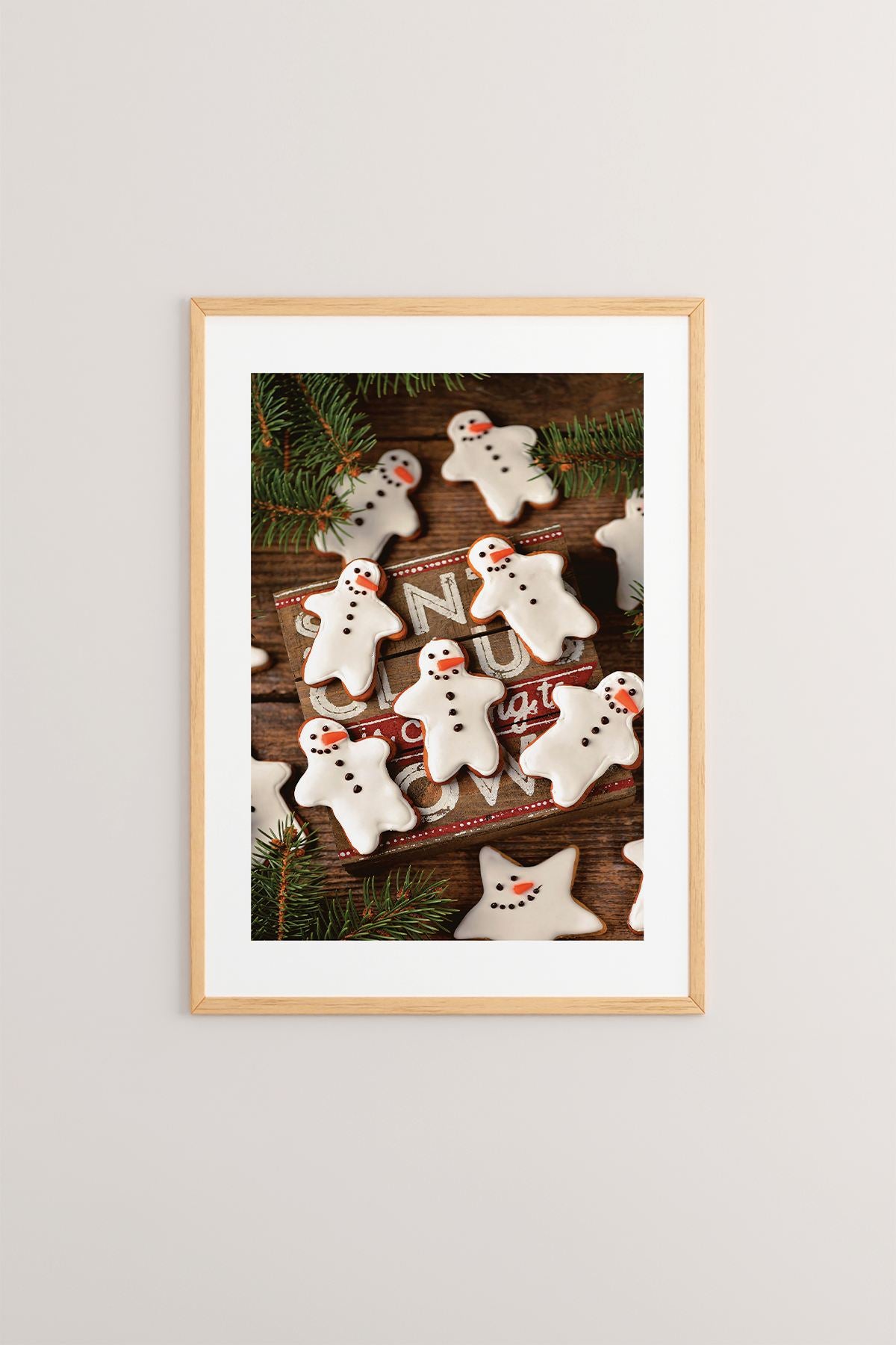 Quadro Decorativo Emoldurado Multicolor - Madeira Maciça 33x48cm - Arte Digital Premium para Decoração