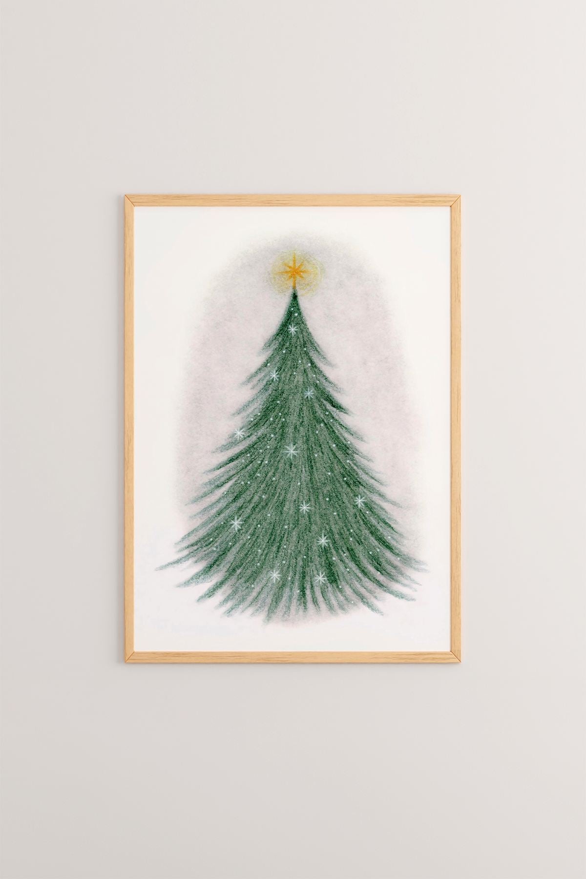 Quadro Decorativo Emoldurado Multicolor - Madeira Maciça 33x48cm - Arte Digital Premium para Decoração de Interiores