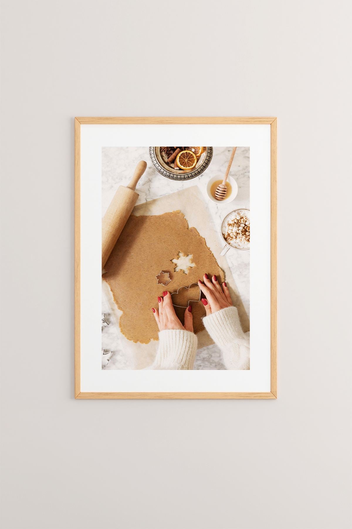 Quadro Decorativo Emoldurado Multicolor - Madeira Maciça 33x48cm - Arte Digital Premium para Decoração de Interiores