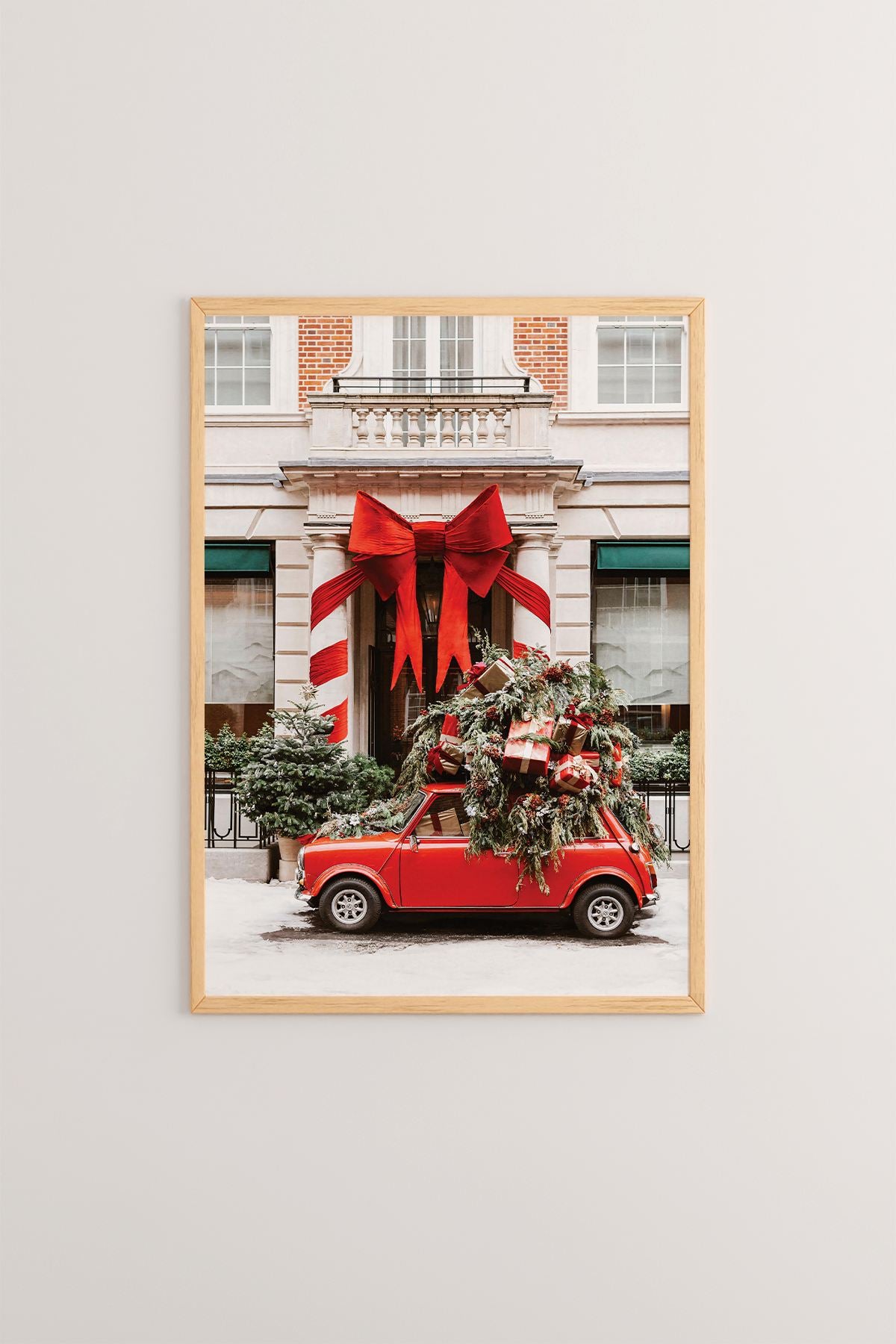 Quadro Decorativo Emoldurado Multicolor - Madeira Maciça 33x48cm - Arte Digital Premium para Decoração