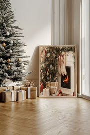 Quadro Decorativo Emoldurado Multicolor - Impressão Digital em Madeira Maciça 33x48cm