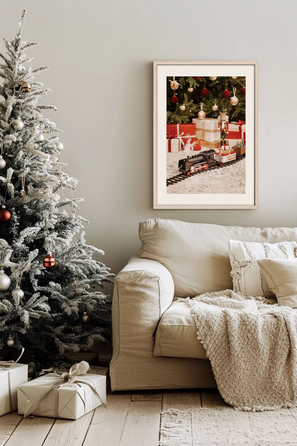 Quadro Decorativo Emoldurado Multicolor - Madeira Maciça 33x48cm - Arte Digital Premium para Decoração de Interiores