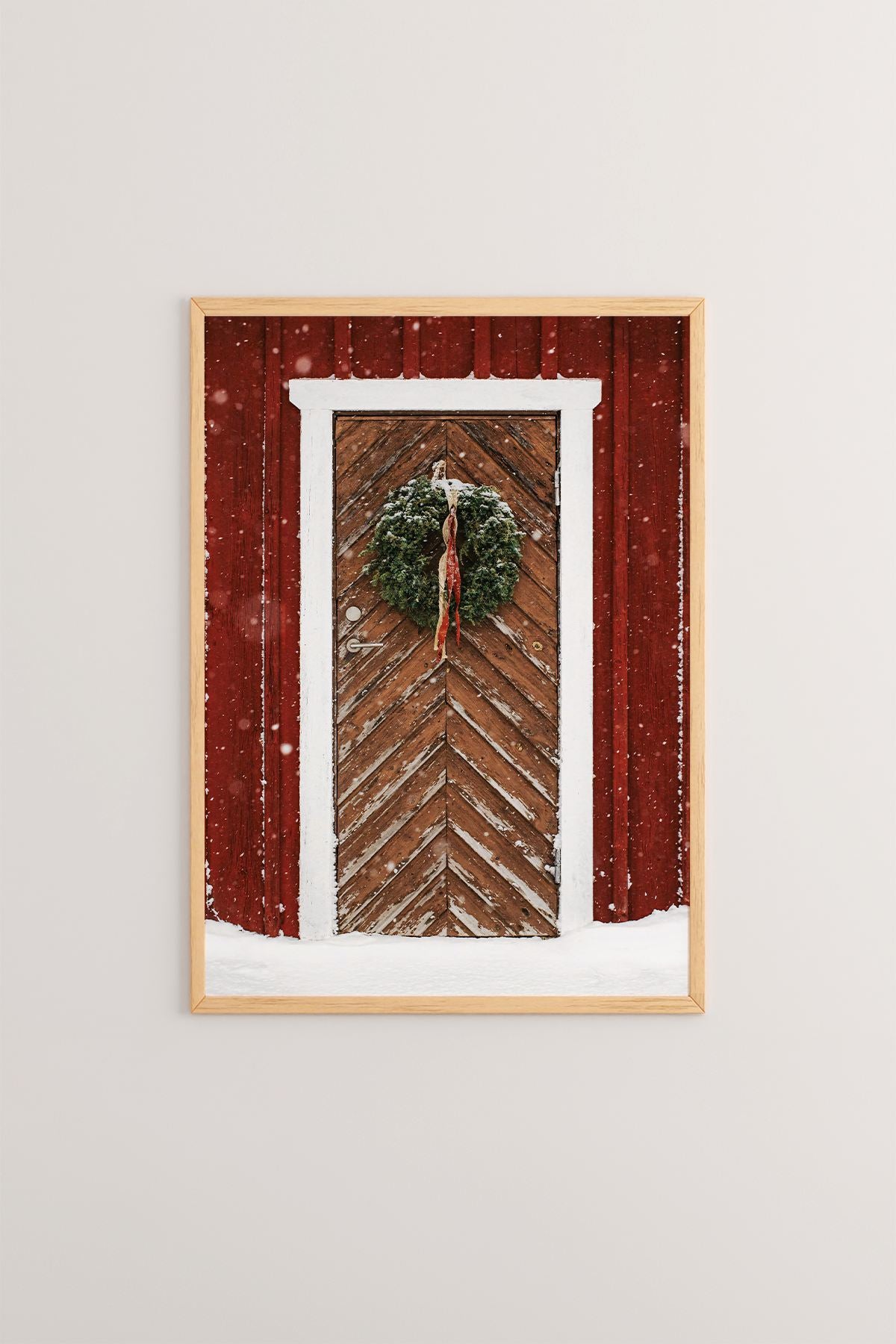 Quadro Decorativo Emoldurado Multicolor - Madeira Maciça 33x48cm - Arte Digital Premium para Decoração