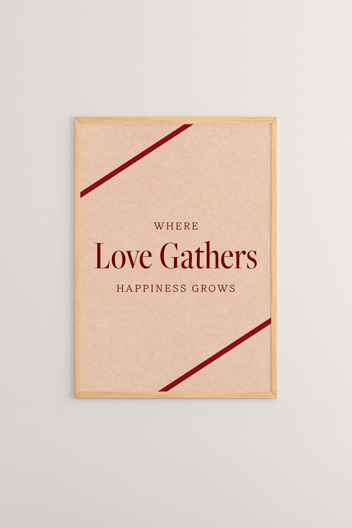 Quadro Decorativo Emoldurado Multicolor - Impressão Digital em Madeira Maciça 33x48cm