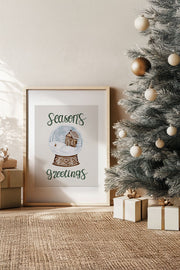 Quadro Decorativo Emoldurado Multicolor - Madeira Maciça 33x48cm - Arte Digital Premium para Decoração