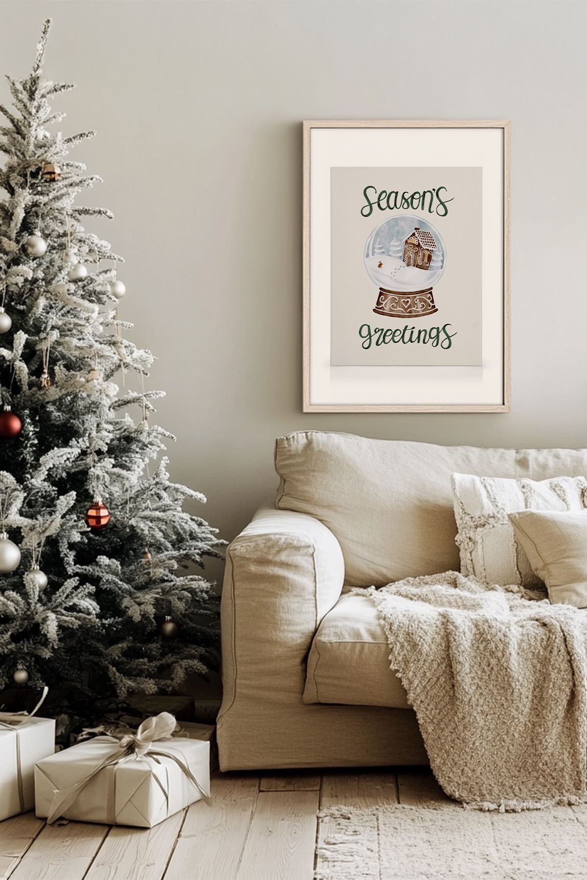 Quadro Decorativo Emoldurado Multicolor - Madeira Maciça 33x48cm - Arte Digital Premium para Decoração