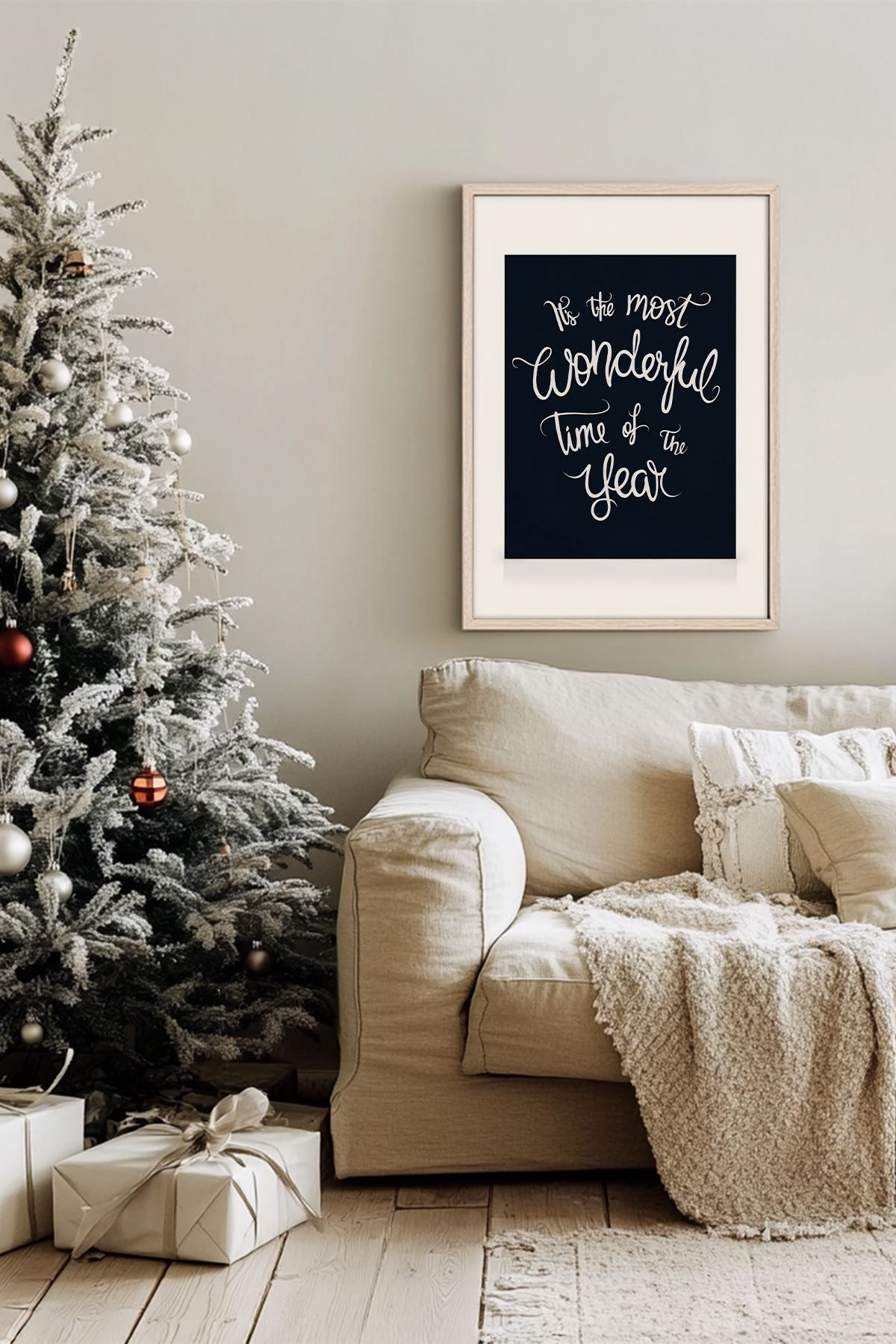 Quadro Decorativo Emoldurado Multicolor - Madeira Maciça 33x48cm - Arte Digital Premium para Decoração