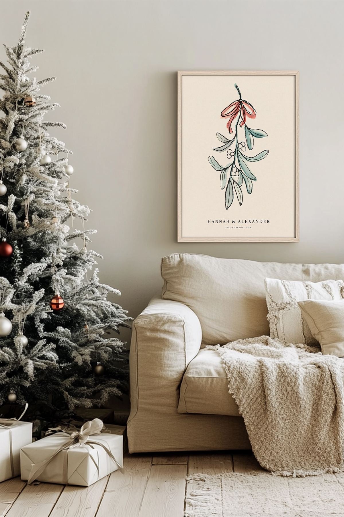 Quadro Decorativo Emoldurado Multicolor - Impressão Digital em Madeira Maciça 33x48cm