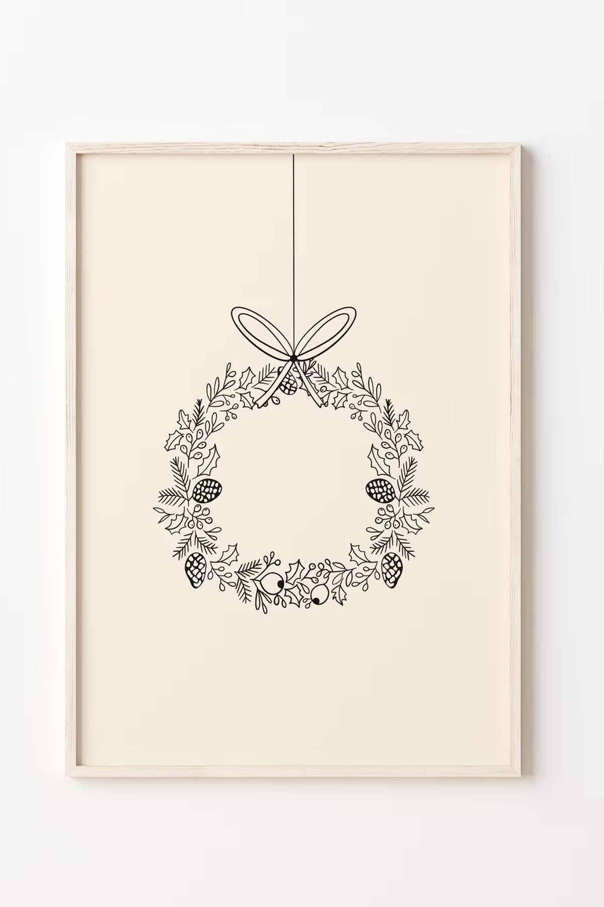 Conjunto de 3 Quadros Decorativos Multicolor em Madeira Maciça - Arte Digital Emoldurada 33x48cm