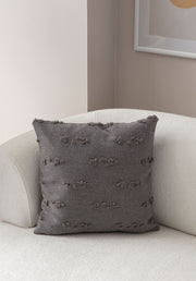 Capa de Almofada – 43 x 43 cm – Cinza – Poliester