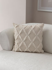 Capa de almofada – 43 x 43 cm – Creme – Poliester
