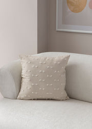 Capa de almofada – 43 x 43 cm – Creme – Poliéster