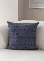 Capa de almofada – 43 x 43 cm – Azul – 100% Poliéster